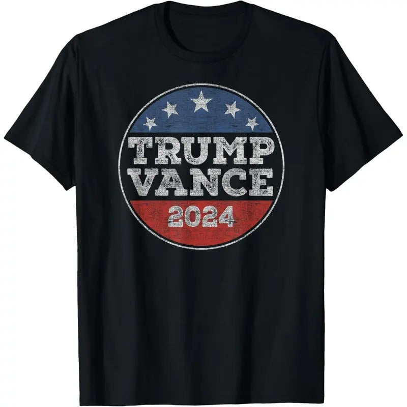 Trump 2024 Button Election for Republicans Trump Vance 2024 T-Shirt made in usa Hoodie, Sweatshirt | UrbanDripWear.com
