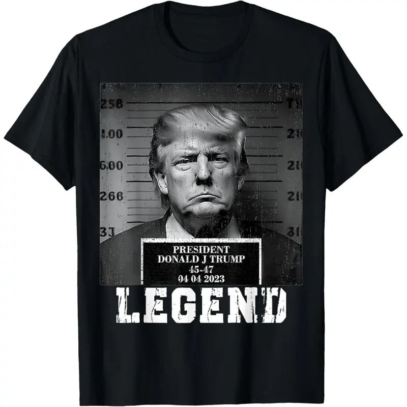 Trump 2024 Mugshot President Legend T-Shirt made in usa Hoodie, Sweatshirt | UrbanDripWear.com