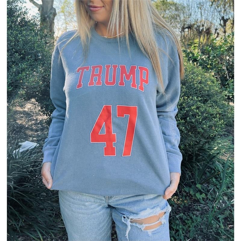 Trump 47 Comfort Colors Sweatshirt T-Shirts, Hoodie | UrbanDripWear.com