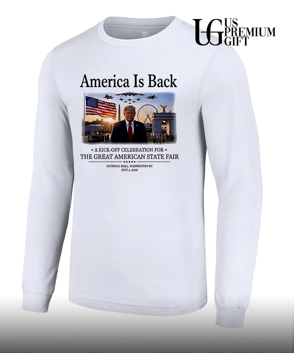 Trump America is Back The Great American State Fair 2026 shirt