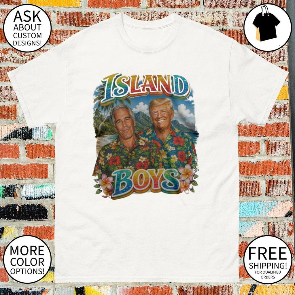 Trump And Epstein Bootleg Island Boys Fun shirt