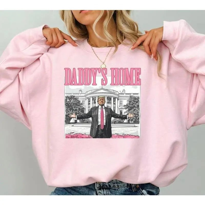 Trump Daddy Home Shirt Hoodie, Sweatshirt | UrbanDripWear.com