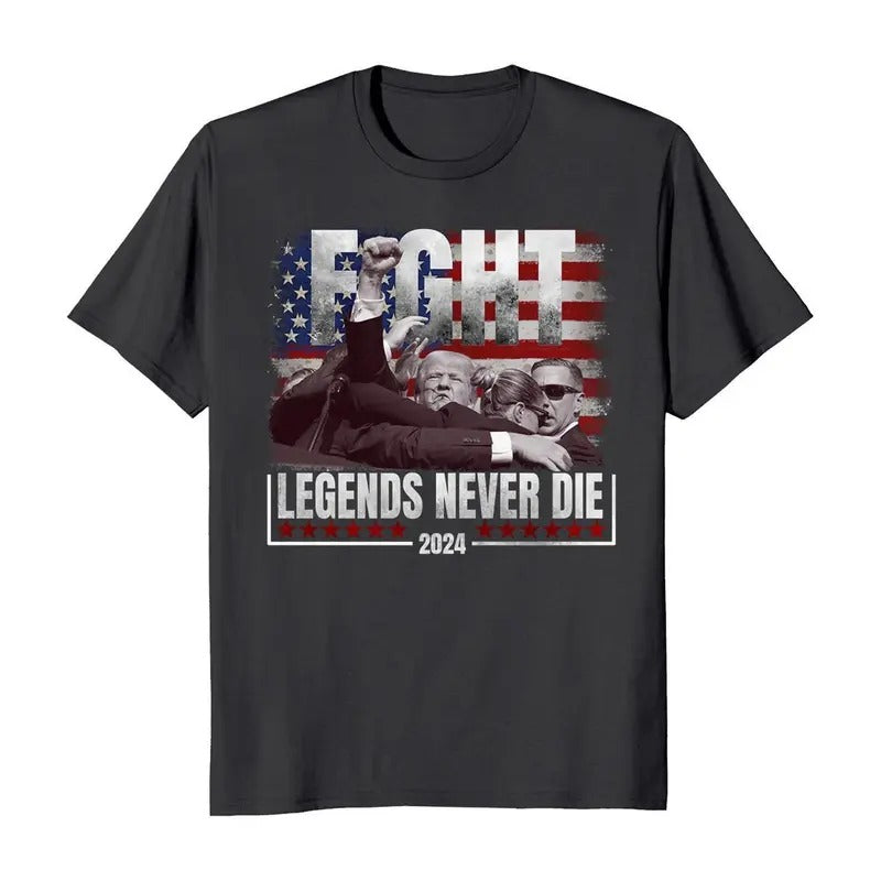 Trump Fight Legends Never Die 2024 Election T-Shirt Hoodie, Sweatshirt | UrbanDripWear.com