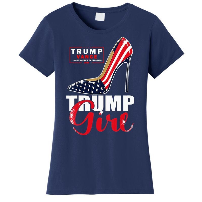 Trump Girl Donald Trump 2024 Jd Vance United States Presidential Election Women's T-Shirt Hoodie, Sweatshirt