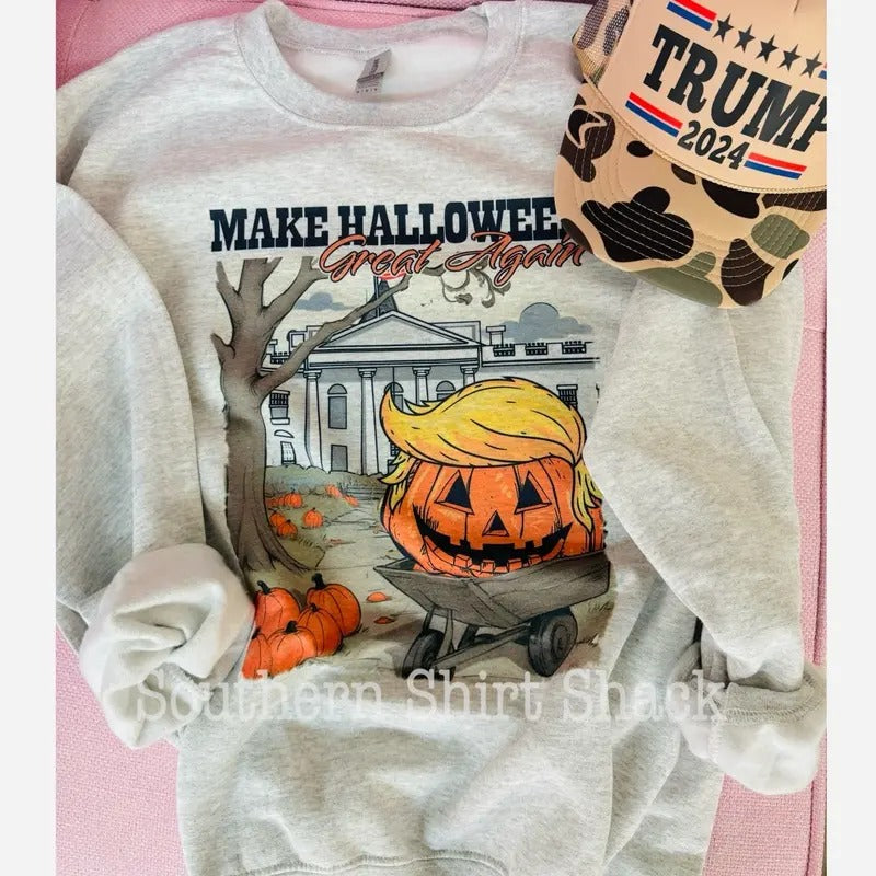 Trump Make Halloween Great Again Sweatshirt T-Shirts, Hoodie | UrbanDripWear.com