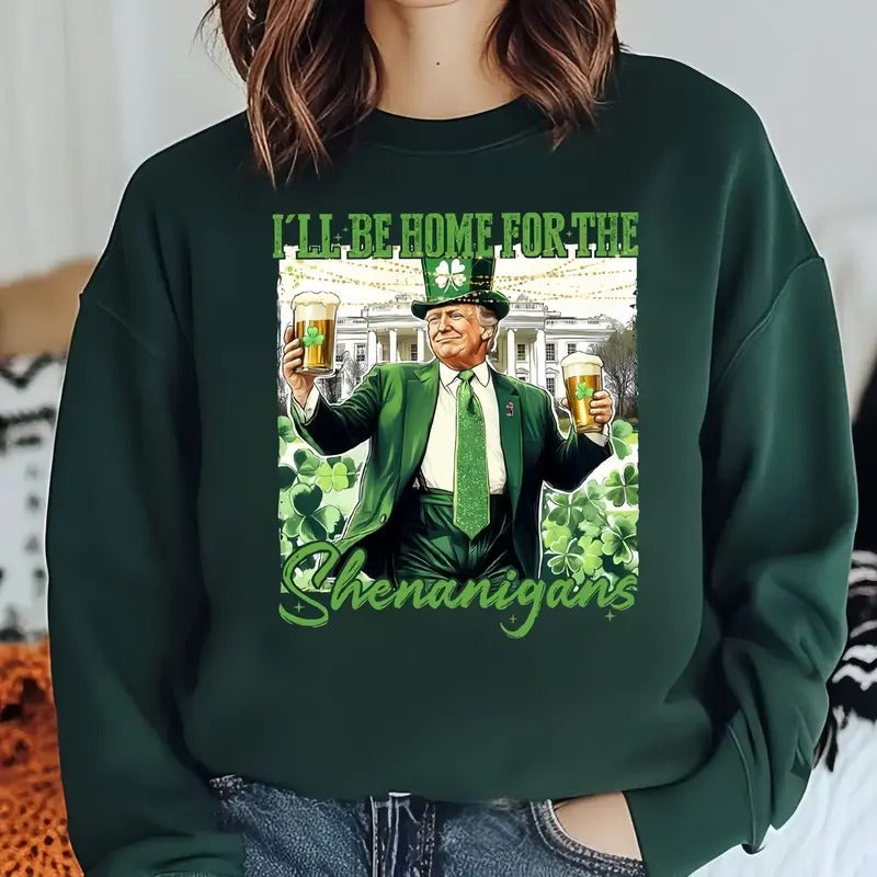 Trump Patrick Days Shirt, Patrick trump Tee, Unisex Shirt Top Womenswear Sweatshirt Hoodie | UrbanDripWear.com