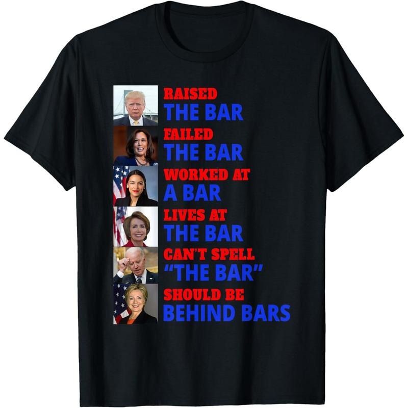Trump Raised The Bar Harris Failed The Bar T-Shirt made in usa Hoodie, Sweatshirt | UrbanDripWear.com