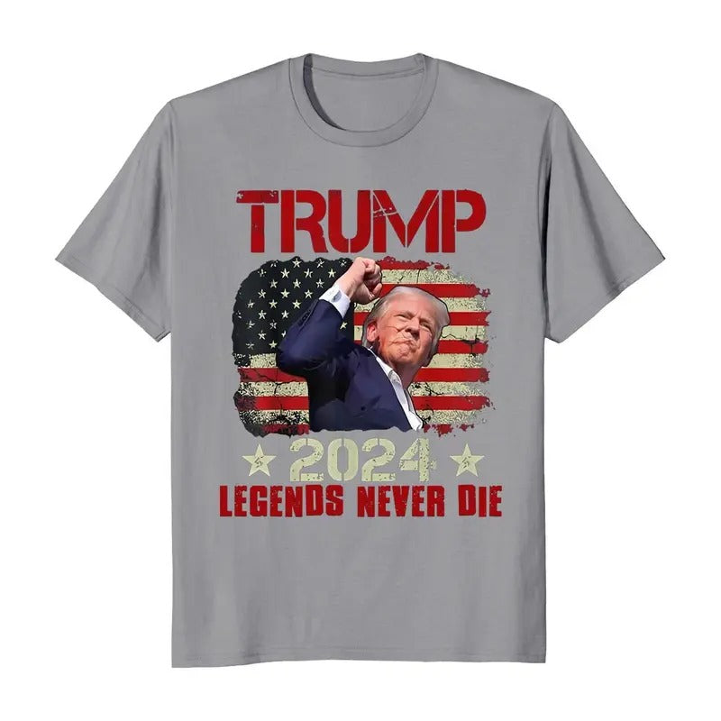 Trump Shot Legends Never Die T-Shirt Hoodie, Sweatshirt | UrbanDripWear.com