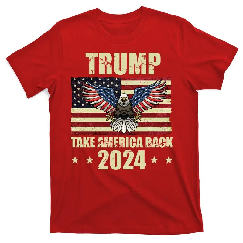 Trump Take America Back 2024 T-Shirt Menswear Top Hoodie, Sweatshirt | UrbanDripWear.com
