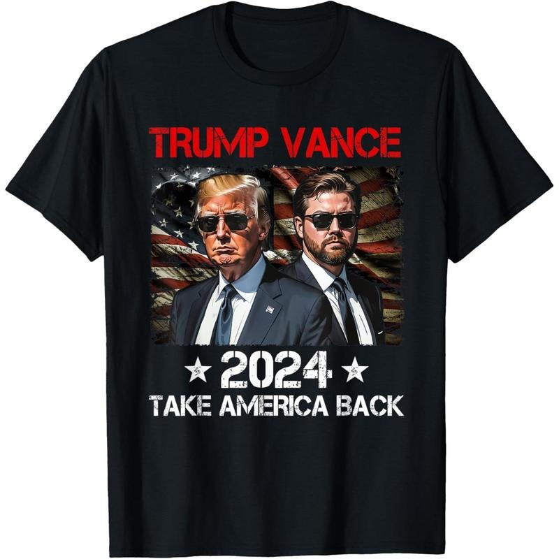 Trump Vance 2024 Donald Trump J.D. Vance Take America Back T-Shirt made in usa Hoodie, Sweatshirt | UrbanDripWear.com