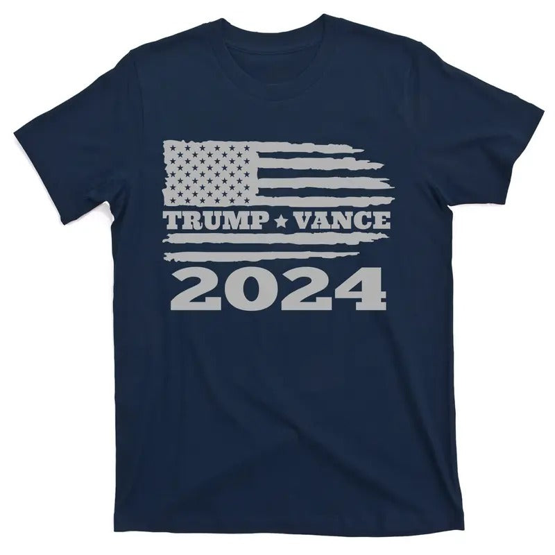 Trump Vance 2024 Gray Style T-Shirt Hoodie, Sweatshirt | UrbanDripWear.com