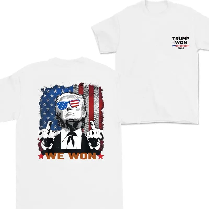 Trump We Won , Trump 2024 , Trump Shirt , Trump Hoodie , Sweatshirt And T-shirt Menswear Classic | UrbanDripWear.com