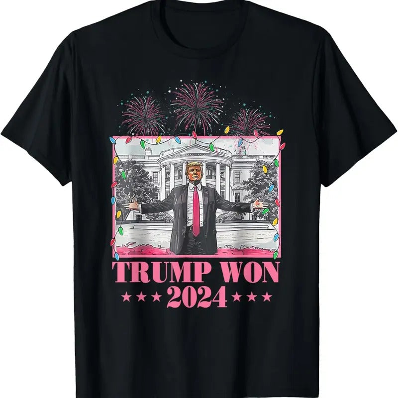 Trump Won Again 2024 Election President 47 th T-Shirt Hoodie, Sweatshirt | UrbanDripWear.com