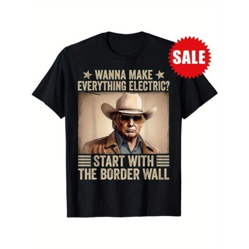 Trump wants to electrify everything, starting with the border wall t-shirt Made in USA Hoodie, Sweatshirt | UrbanDripWear.com