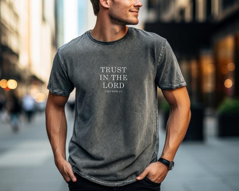 Trust In The Lord, Mens and Womens Christian tShirt Bible Verse Hoodie, Sweatshirt | UrbanDripWear.com