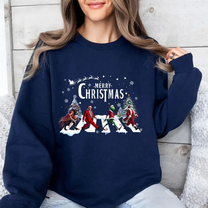 Truump Merry Christmas Shirt, Christmas Movies Shirt, Xmas Graphic Tee Comfort Cotton Hoodie, Sweatshirt | UrbanDripWear.com