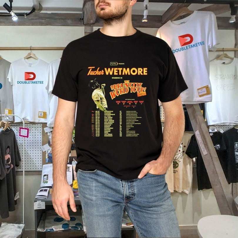 Tucker Wetmore The Brunette World Tour Part 2 2026 Dates Shirts
