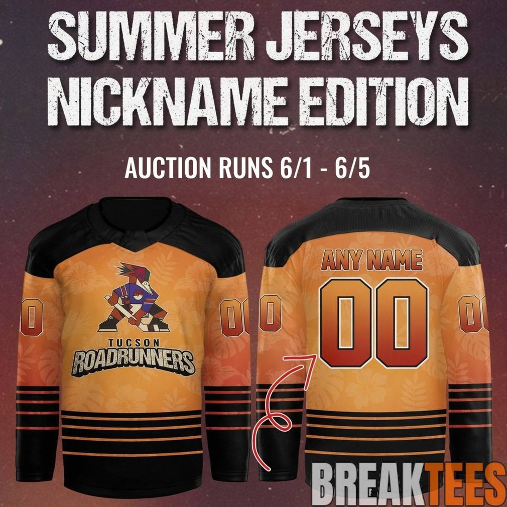 Tucson Roadrunners x Summer Nickname Night 2026 Custom Hockey Jersey
