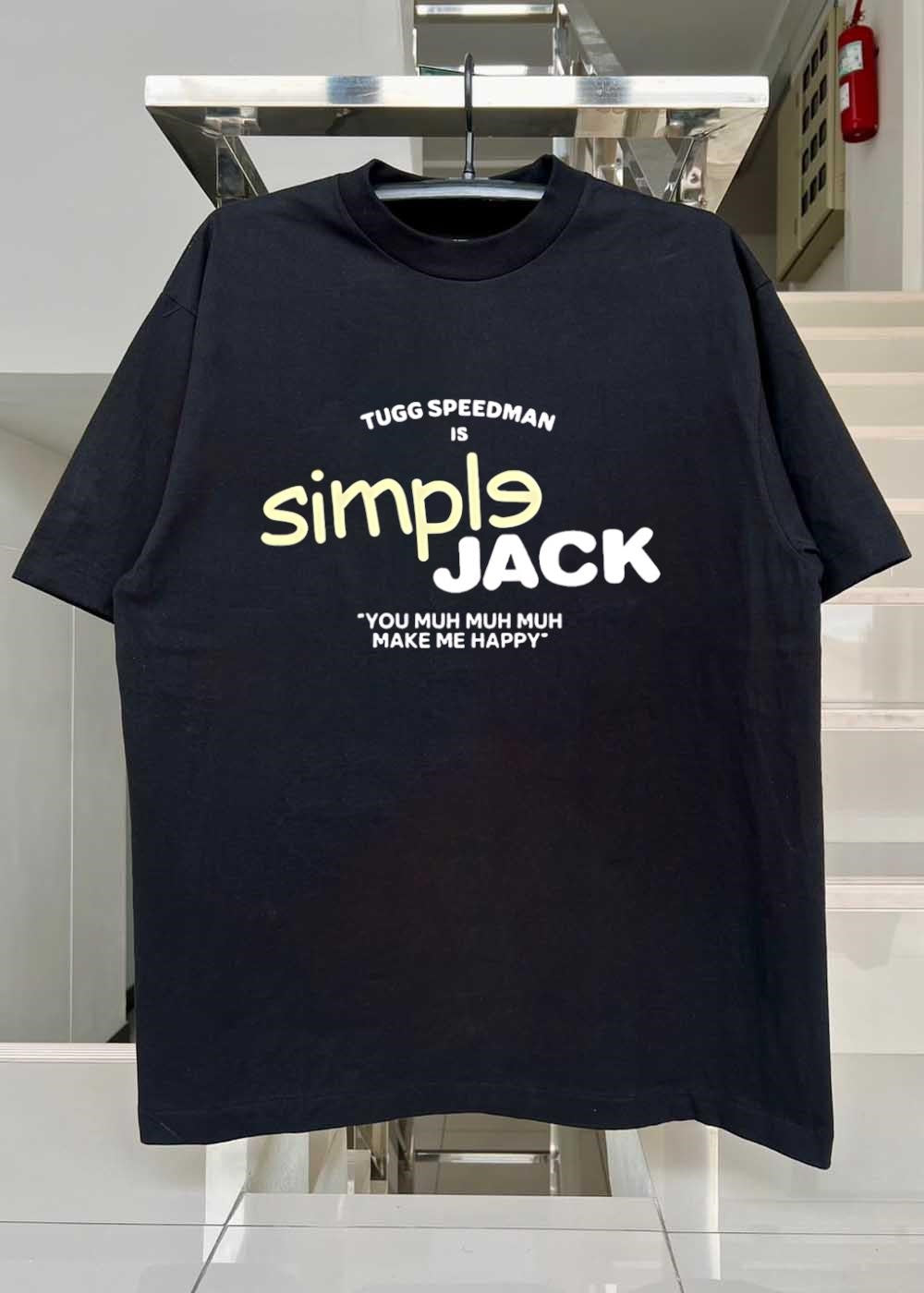 Tugg Speedman Simple Jack You Muh Make Me Happy T-Shirt