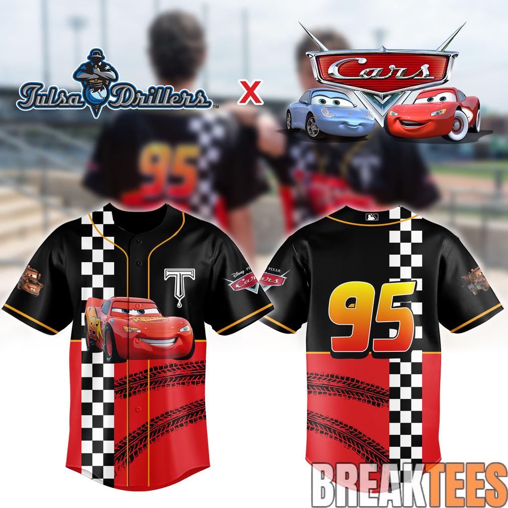 Tulsa Drillers x Cars Night Limited Baseball Jersey