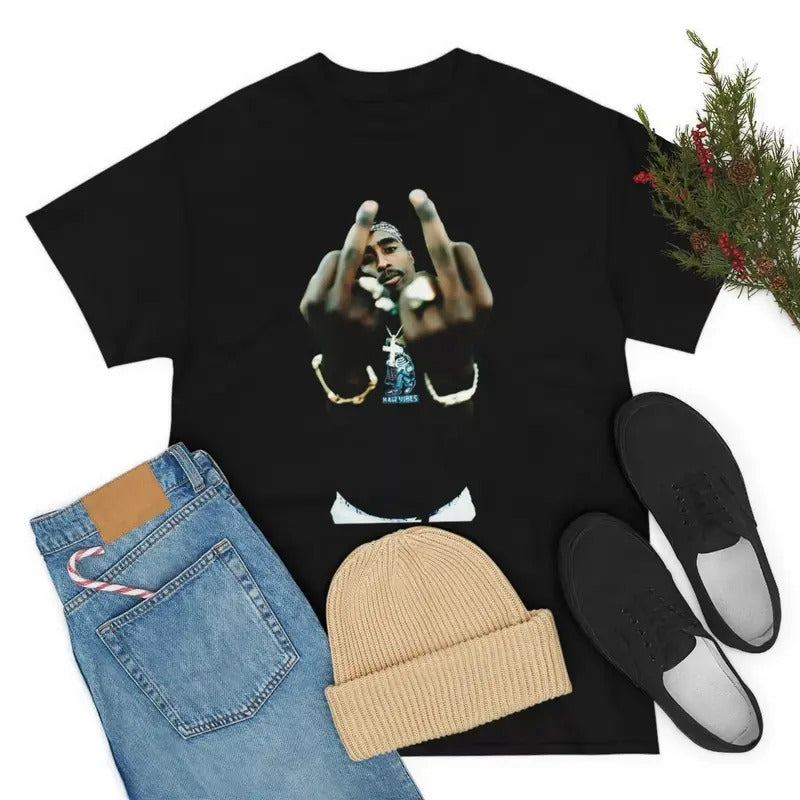 Tup@c Shakur TShirt 2Pac Tee Menswear Tshirt Cotton Streetwear Hoodie, Sweatshirt | UrbanDripWear.com