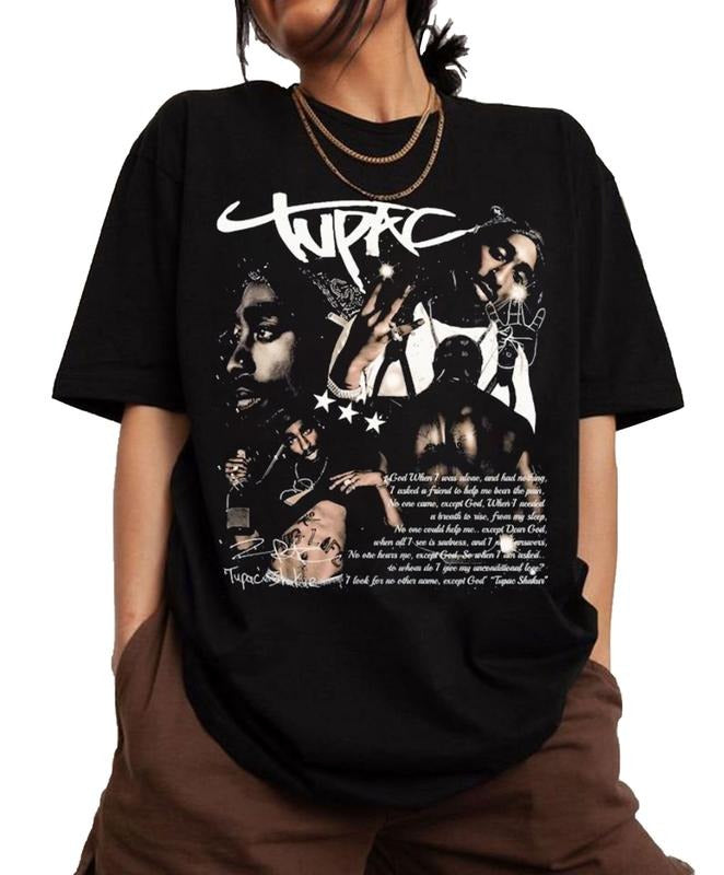 Tupac Graphic Tees, Vintage Tupac Shakur Shirt, Tupac Shirt, 2Pac Shirts, Vintage 90s Bootleg Tupac Shirt, 90s Merch, Hip...