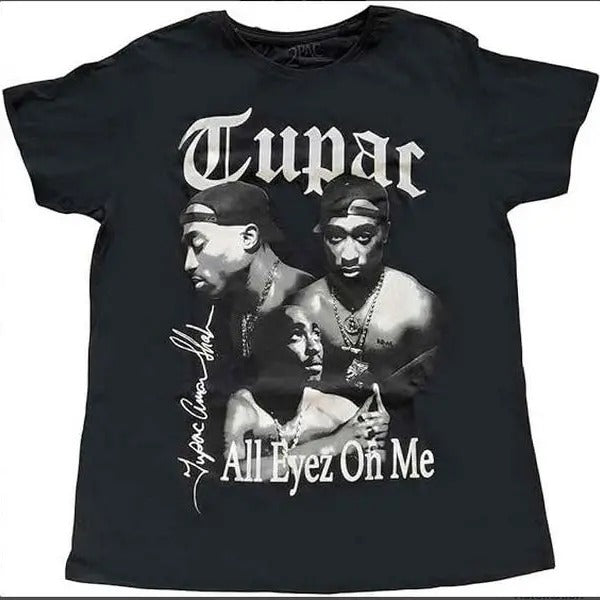 Tupac T Shirt 2Pac All Eyez On Me Logo Official Womens Boyfriend Fit Hoodie, Sweatshirt | UrbanDripWear.com