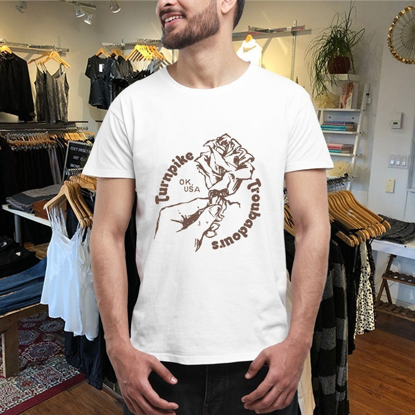 Turnpike Troubadours OK USA Hand Rose Shirts