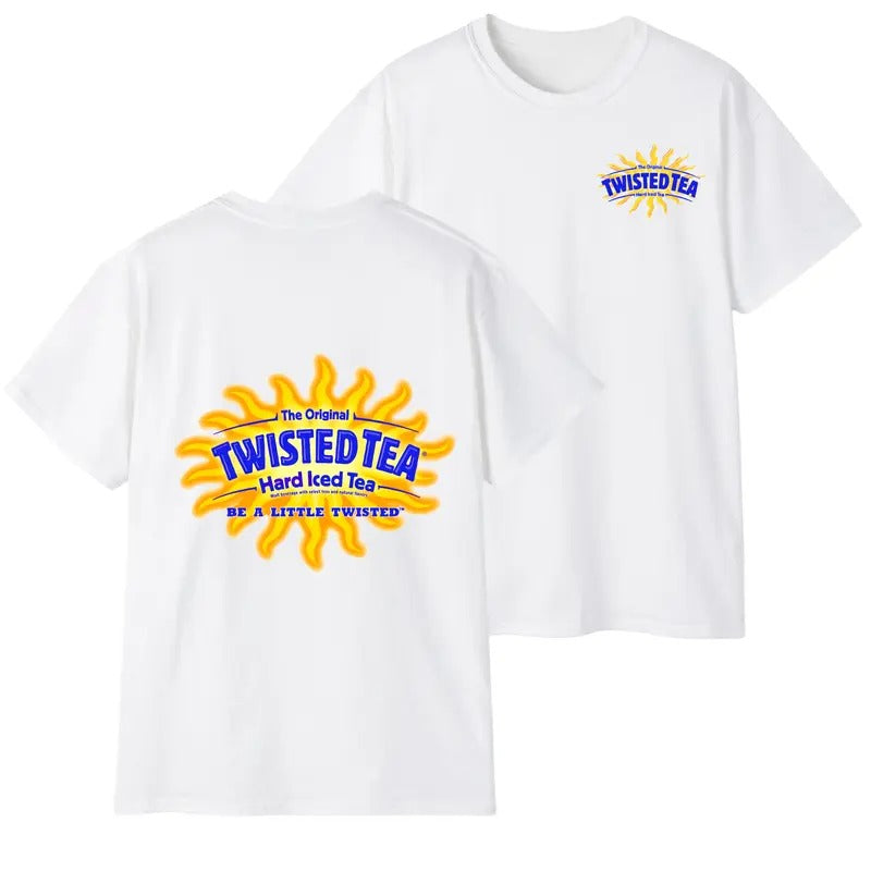 Twisted Tea 2 Sided T-Shirt Summer T-Shirt Full - 100% Cotton - Classic Hoodie, Sweatshirt | UrbanDripWear.com