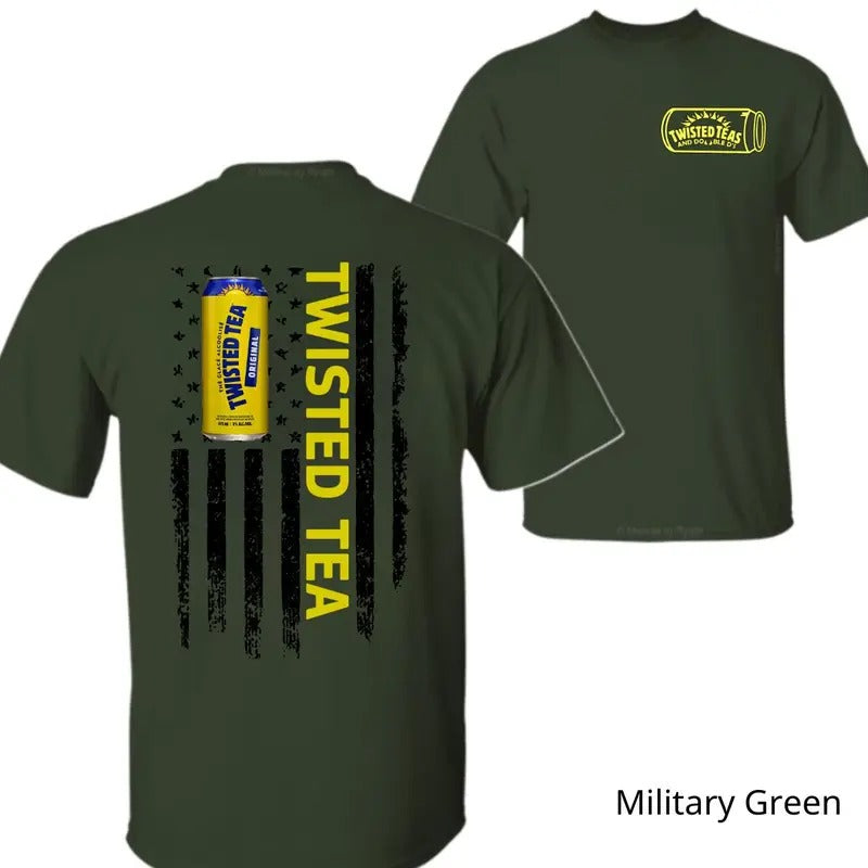 Twisted Tea Flavors Flag T-shirt Womenswear Men Outdoor Top Hoodie, Sweatshirt | UrbanDripWear.com