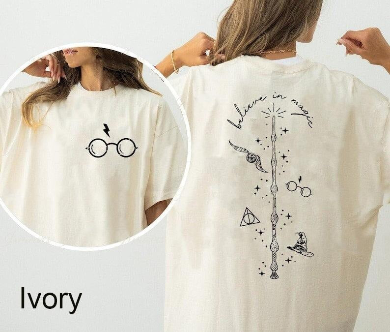 Two Sided Wizard Castle Book Comfort Colors Shirt, Potter World Tee Best Price Hoodie, Sweatshirt | UrbanDripWear.com