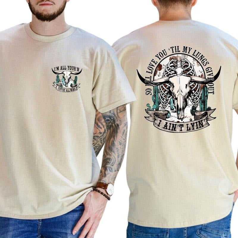 Tyler Childers I'll Love You Till My Lungs Give Out Shirt Soft Fabric Short Sleeve Shirt Hoodie, Sweatshirt