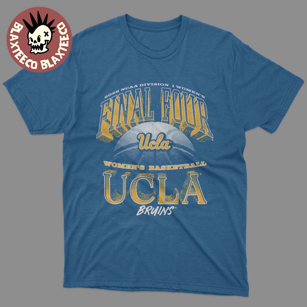 UCLA Bruins 2026 NCAA D1 Women’s Basketball Final Four Highlight Blue T-Shirt