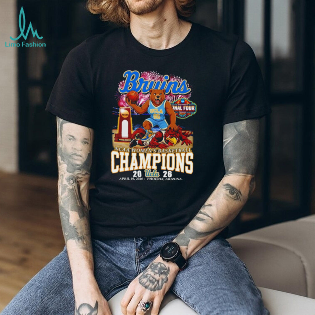 UCLA Bruins 2026 National Champions Mascot vs Opponent Phoenix AZ T Shirt