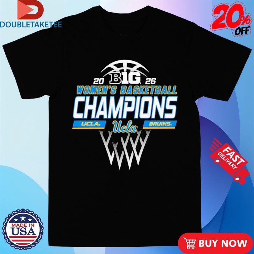 UCLA Bruins Big Ten Women’s Basketball Regular Season Champions 2026 Shirts