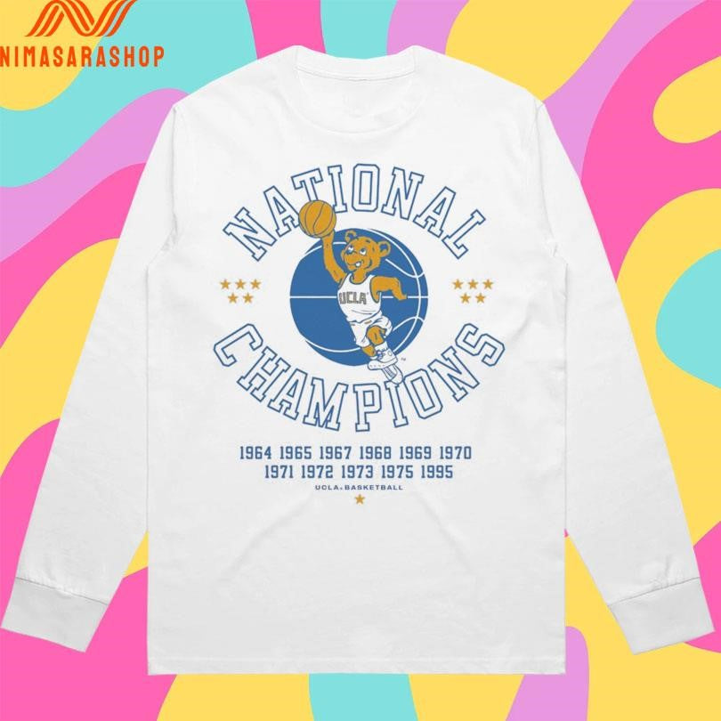 UCLA Bruins Men’s Basketball 11 Time National Champions 1964-1995 Shirts
