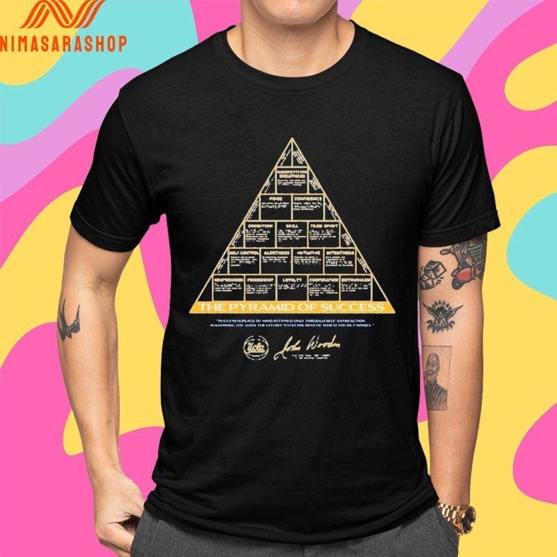 UCLA John Wooden The Pyramid Of Success Shirts