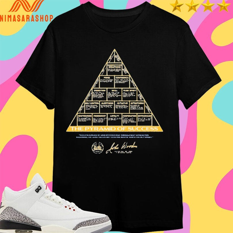 UCLA John Wooden The Pyramid Of Success Shirts