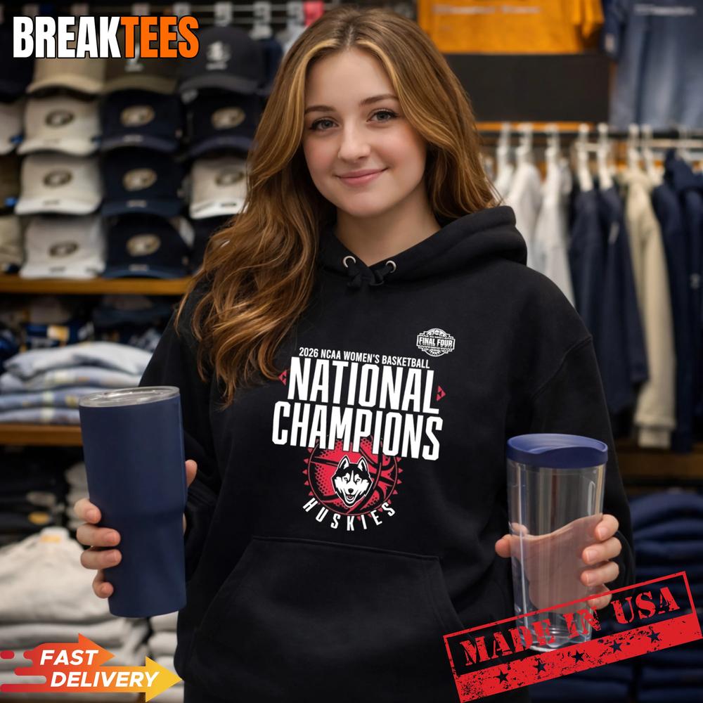 UConn Huskies 2026 NCAA Women’s Basketball National Champions Locker Room T-Shirt