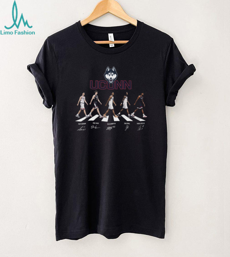 UConn Huskies Basketball Abbey Road Signature Walk T Shirt