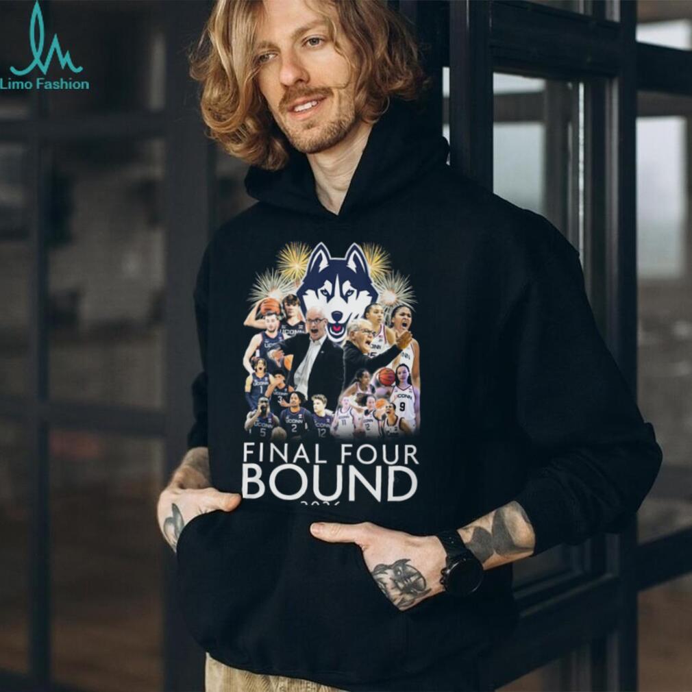 UConn Huskies Men’s and Women’s Basketball Final Four Bound 2026 T Shirt