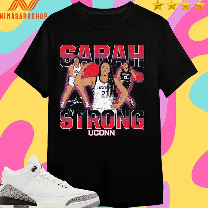 UConn Huskies Women’s Basketball Sarah Strong Masterpiece Shirts