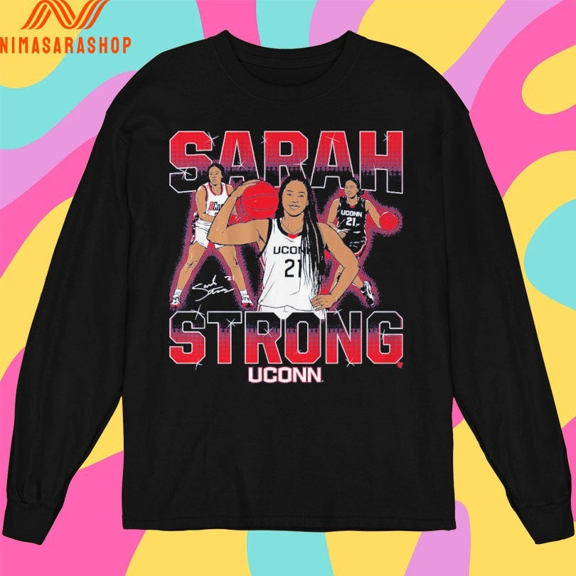 UConn Huskies Women’s Basketball Sarah Strong Masterpiece Shirts