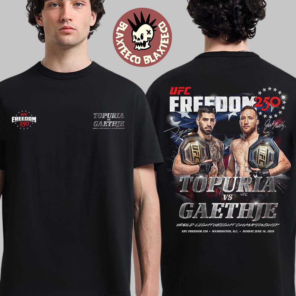 UFC Freedom 250 Topuria Vs Gaethje Main Card T-Shirt