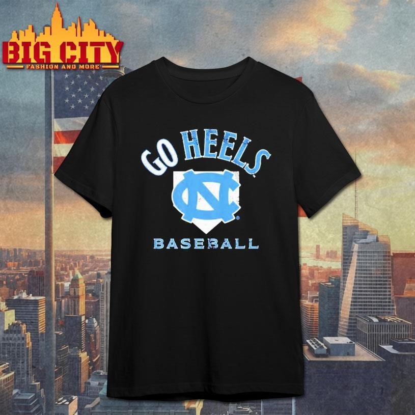 UNC Baseball Go Heels Home Plate State logo Shirt