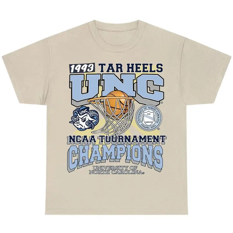 UNC Men Shirt 1993 TAR Heels UNC Champions T-Shir, Men's Tshirt, Men's Clothes Hoodie, Sweatshirt | UrbanDripWear.com