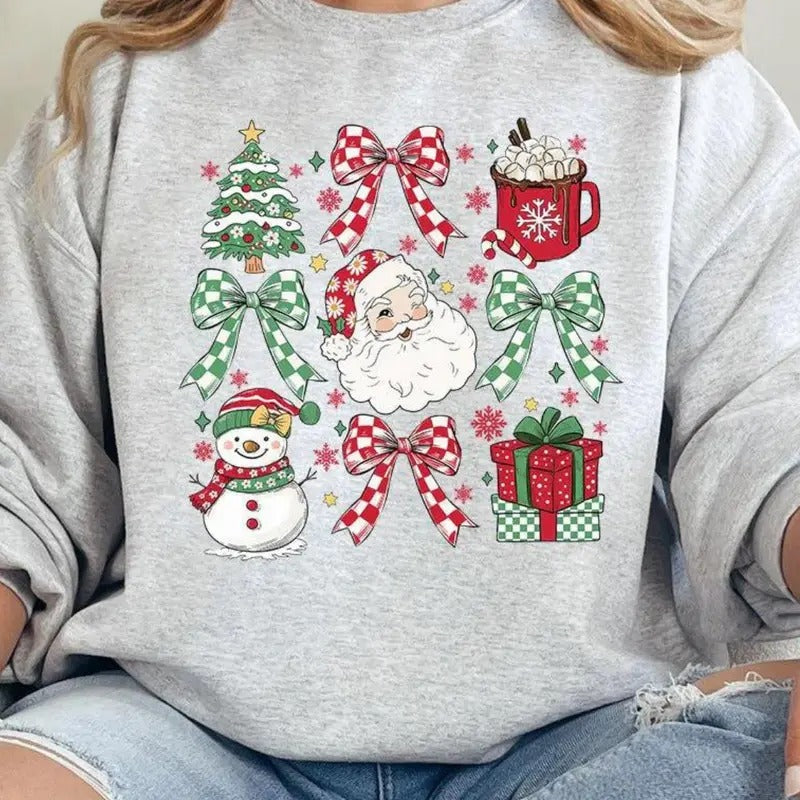 UP TO SNOW GOOD Heavy-weight Crew Sweatshirt CHRISTMAS 2024 T-Shirts, Hoodie | UrbanDripWear.com