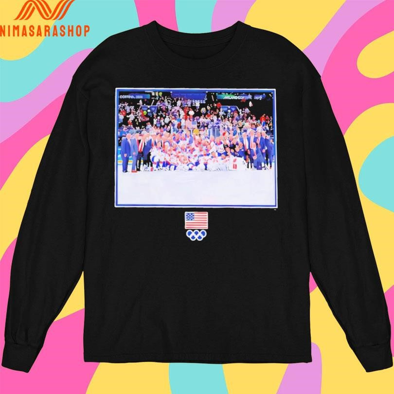 US Men’s Olympic Hockey Fanatics Medal Moment Shirts