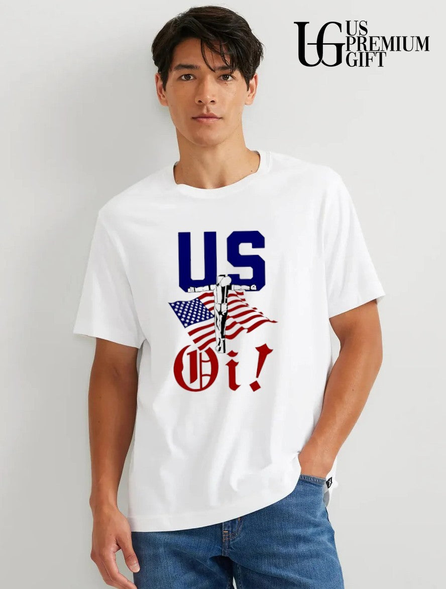 US Oi American Flag Punk Rock Skinhead Culture shirt