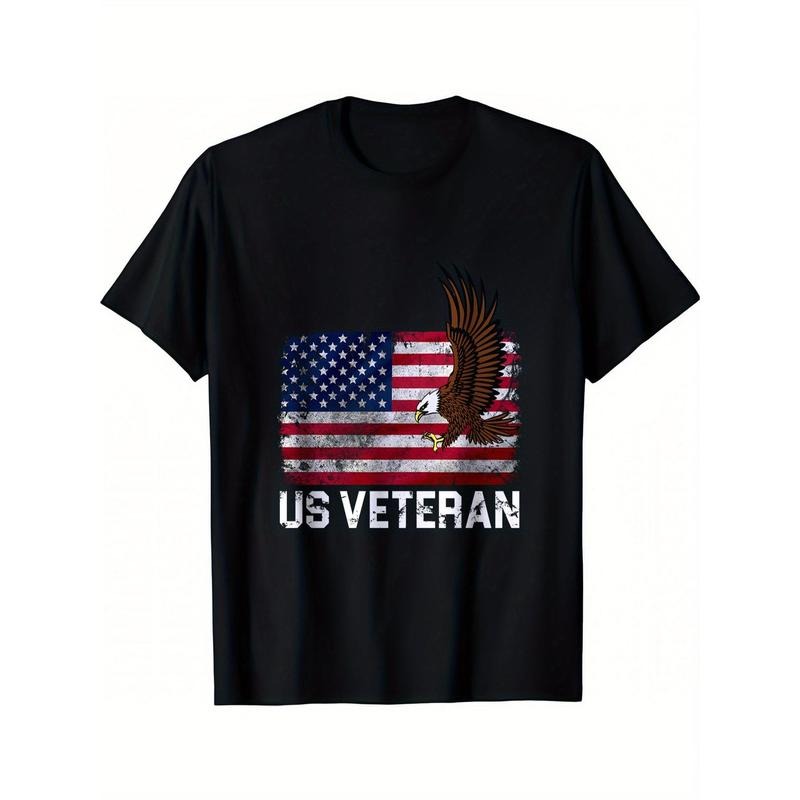 US Veteran Vintage American Bald Eagle Tall T-Shirt Men'S T-shirt Short Sleeve Soft Comfy Tee, Outdoor Clothing style 02...